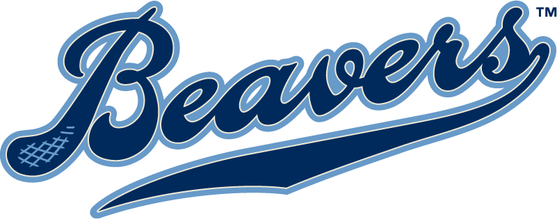 Portland beavers 2008-2010 wordmark logo iron on transfers for clothing